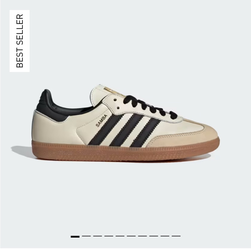 Adidas Samba Shoes in Black and White
